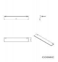 MEDIDAS ESTANTE VIDRIO LOGIC COSMIC